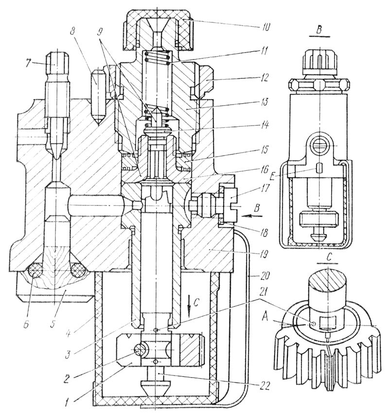 Ремонт секции топливного насоса