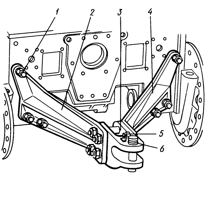 Рис. 113. Жесткое прицепное устройство Рис. 113. Жесткое прицепное устройство Т-130М