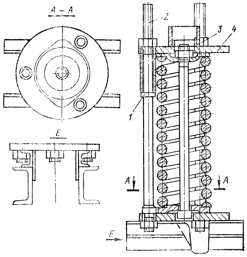 Приспособление для сборки и разборки механизма сдавания Приспособление для сборки и разборки механизма сдавания
